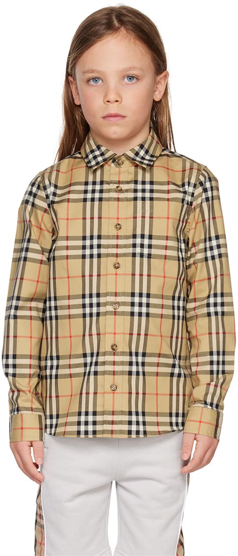 burberry kinderen|kids Burberry shirts.